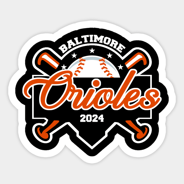 Orioles Baseball Sticker by CovpaTees